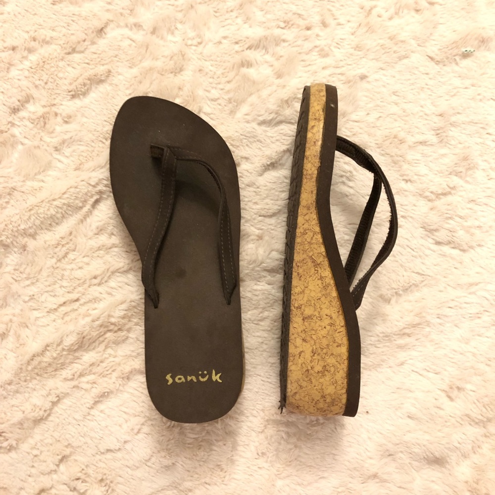 Cork Sanuk Sandals